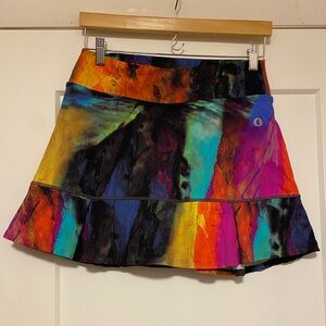 Dona Jo multicolor tennis/pickleball/running/golf skort.